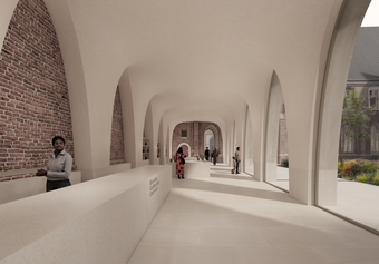 Noordelijke galerij. Ontwerp KAAN Architecten