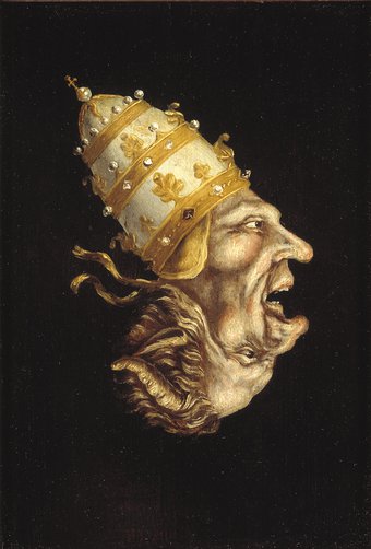 Spotschildering op de Paus, 17e eeuw