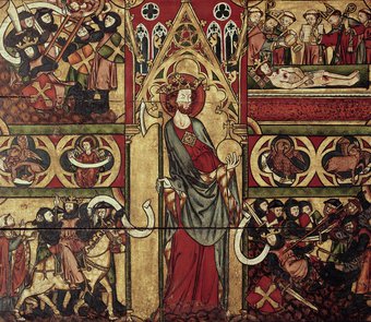 Altaarfrontaal Trondheim Noorwegen, ca. 1300. Nidaros Catedral Trondheim