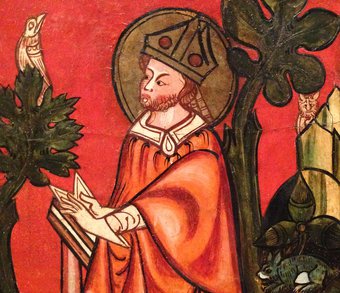 Altaarfrontaal van Sant Cebria (detail mid boven), 1300-1350. Musée épiscopal de Vic (2)