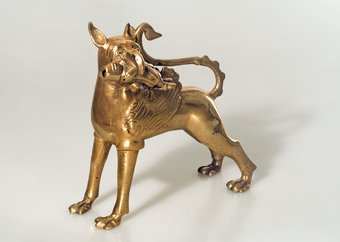Aquamanile uit Strinda (Noorwegen), 1100-1200. Bergen, Universiteitsmuseum