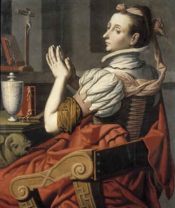 Boetvaardige Maria Magdalena, Pieter (I) Pietersz. (schilder) 1575/1599