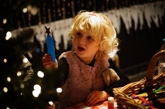 Sterren knutselen Kerstival 2018