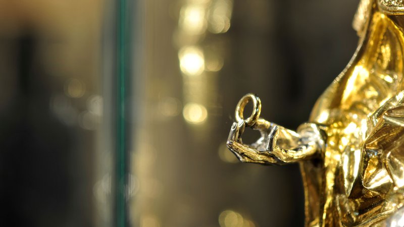 Sculptuur van Agnes, detail