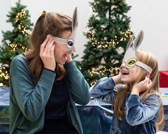 Kerstival, moeder en dochter