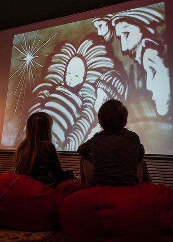 Kerstival 2019, kinderen met filmpje