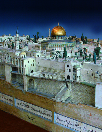 Model van de Tempelberg in Jeruzalem