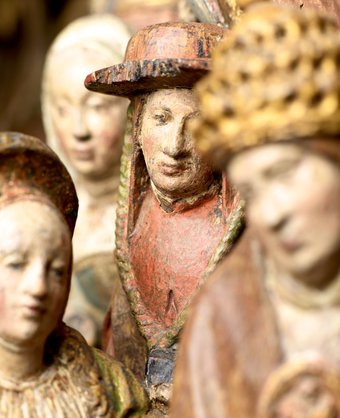 Meester van de Utrechtse Stenenvrouwenkop, Ursula en haar reisgenoten (detail), 1525-1534, foto Marco Sweering.jpg