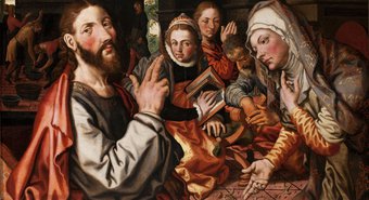 Pieter Aertsen, Christus in het huis van Marta en Maria