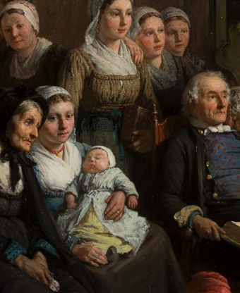 Stichtelijk uurtje in de Achterhoek (detail)