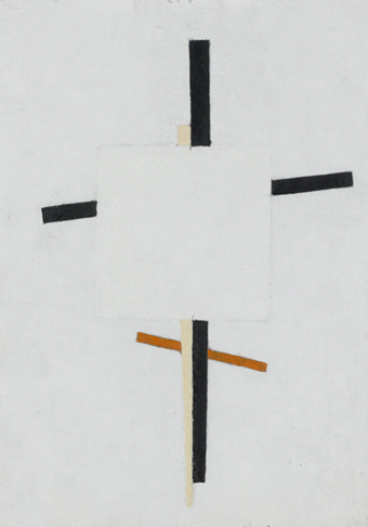 Suprematisme van de geest. Kazimir Malevich, 1919. Stedelijk Museum Amsterdam, Amsterdam bruikleen Rijksdienst voor het Cultureel Erfgoed en Stichting Khardzhiev.