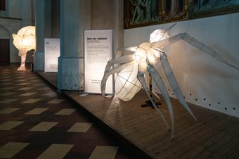 Lichtsculptuur Spin - Verhalen van licht 2022