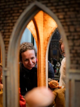 De mooiste kerststal doorkijkje. Jelle in beeld