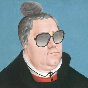 Luther als hipster zonder tekst