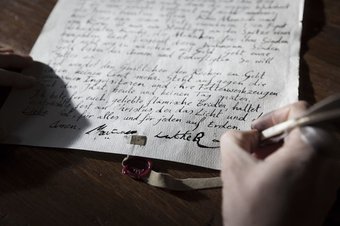 Brief uit de film Storm Letters van vuur